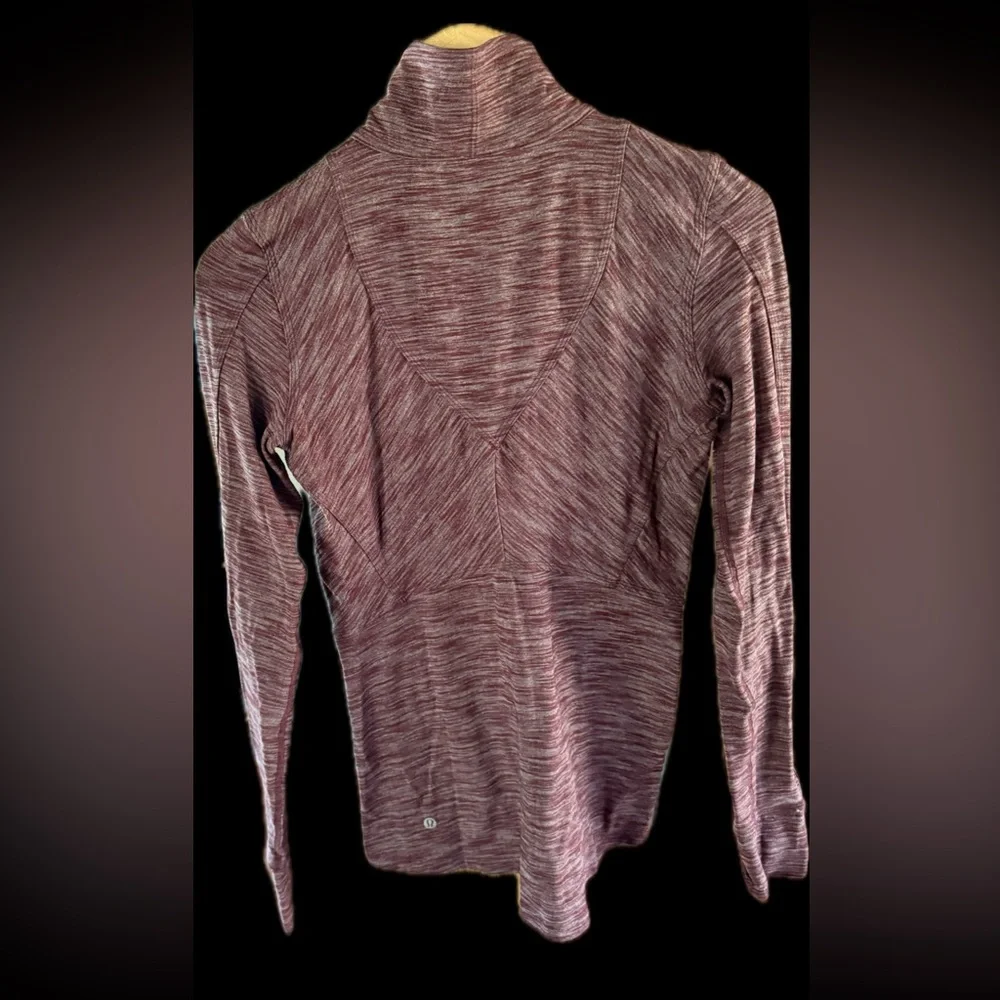 Lululemon Athletica Heathered  Quarter-Zip Pullover